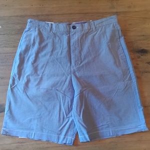 IZOD Men's Mazarine Blue Oxford Chino Shorts Size 36W